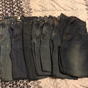 Bundle of boy jeans